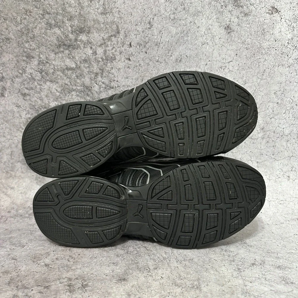 Puma Voltaic Evo Men Size 10 Black Running Shoes 379601-01 10CELL Athletic